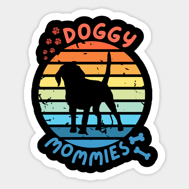 Doggy Mommies - Rainbow Pride Dog Lover Sticker by Prideopenspaces